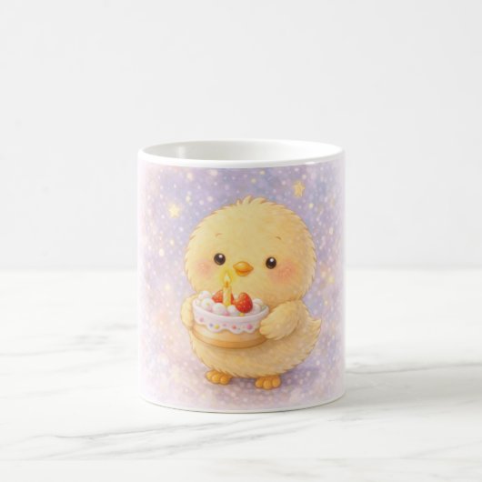 Birthday Cake Alma Chick Cute Mug Kaffeetasse (Mittel)