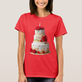 Birthday Cake Art entwirft T - Shirt