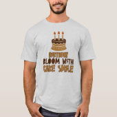 Birthday Cake Bliss Design T-Shirt (Vorderseite)