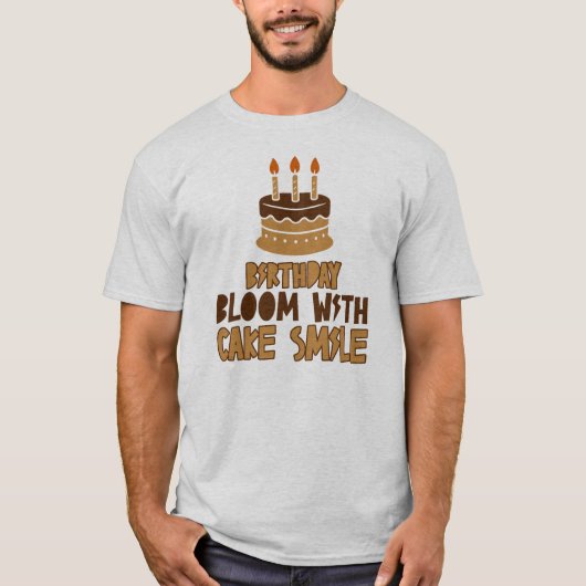 Birthday Cake Bliss Design T-Shirt (Vorderseite)