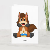 Birthday Cake Candle Karte (Rückseite)