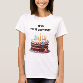 Birthday Cake Candles Custom Personalisiert Celebr T-Shirt