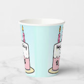 Birthday Cake Design Pappbecher (Links)