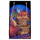 Birthday Cake Dragon Kleine Geschenktüte (Vorderseite)