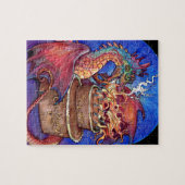 Birthday Cake Dragon Puzzle (Horizontal)