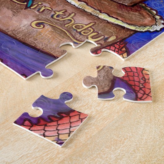 Birthday Cake Dragon Puzzle (Seite)