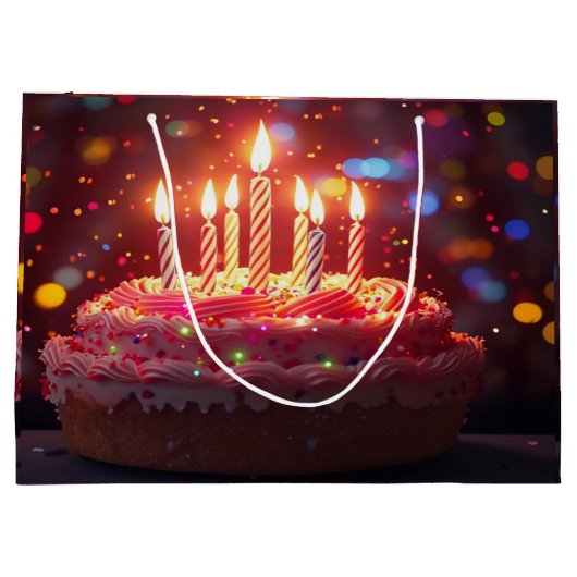 BIRTHDAY CAKE GROßE GESCHENKTÜTE (Rückseite)