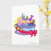 Birthday Cake Group Shot Karte (Gelbe Blume)