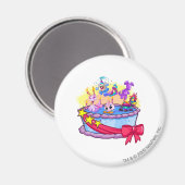 Birthday Cake Group Shot Magnet (Vorderseite/Rückseite)