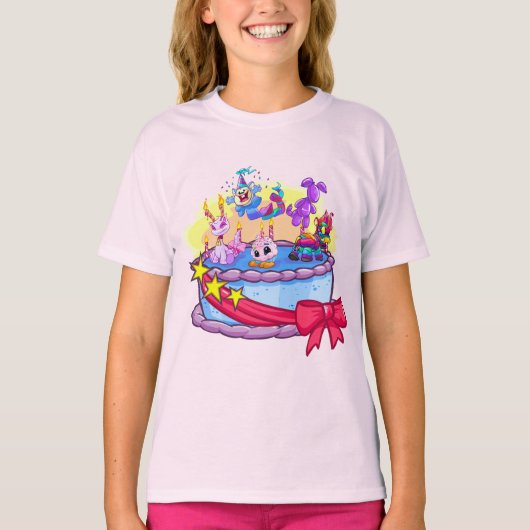 Birthday Cake Group Shot T-Shirt (Vorderseite)