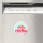 Birthday Cake Magnet (In Situ (Geschirrspüler))