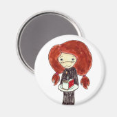 Birthday Cake Magnet (Vorderseite/Rückseite)