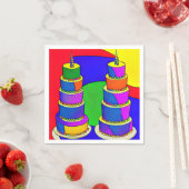 Birthday Cake Napkins Serviette (Beispiel)