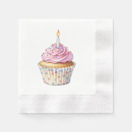 Birthday Cake Paper Napkins Serviette