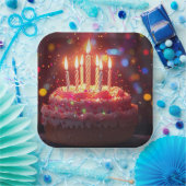 BIRTHDAY CAKE PAPPTELLER (Party)