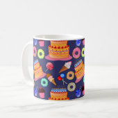 Birthday Cake Pastry Design Kaffeetasse (Vorderseite Links)