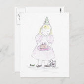 Birthday_cake Postkarte (Vorne/Hinten)