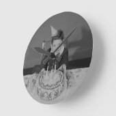 Birthday Cake Runde Wanduhr (Winkel)