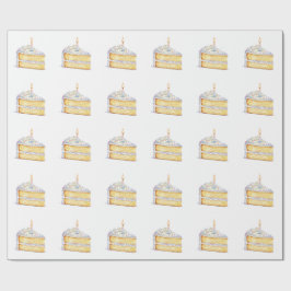 Birthday Cake Slide Wrapping Paper Geschenkpapier