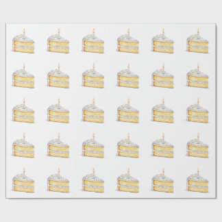 Birthday Cake Slide Wrapping Paper Geschenkpapier