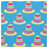 Birthday Cakes farbig Stoff (Muster)