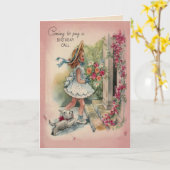 Birthday Call Greetings Karte (Gelbe Blume)