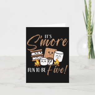 Birthday Campfire Marshmallow Es ist mehr Spaß zu  Karte
