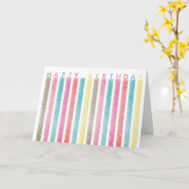 Birthday Candle Card Karte