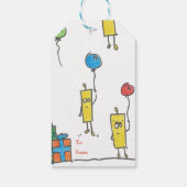 Birthday Candle Geschenkanhänger (Rückseite)