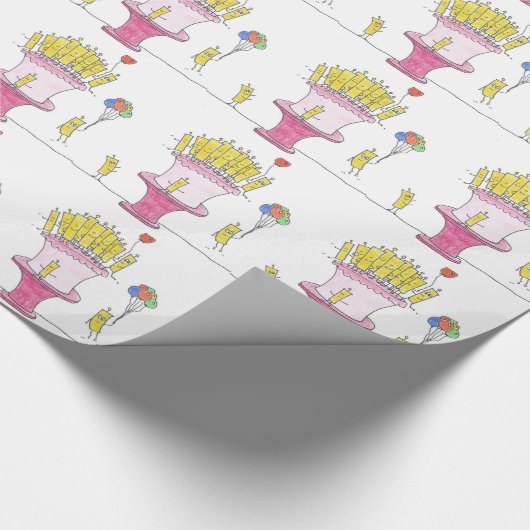 Birthday Candle Geschenkpapier (Ecke)