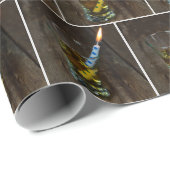 Birthday Candle in Whiskey Geschenkpapier (Rolleneckpunkt)