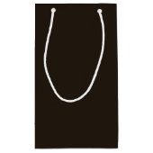 Birthday Candle in Whiskey Glass Kleine Geschenktüte (Rückseite)