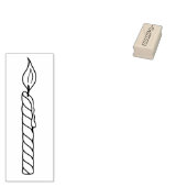 Birthday Candle Light mit Flammenkautschuk-Briefma Gummistempel (Stempel)