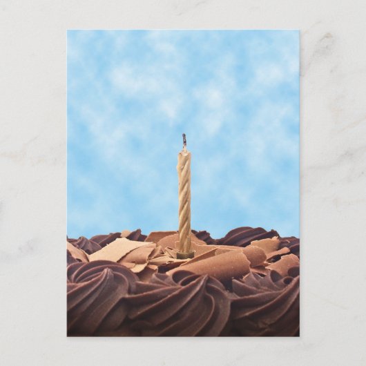 Birthday Candle Postkarte (Vorderseite)