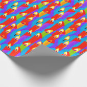 Birthday Candle Wrapping Paper Geschenkpapier (Ecke)