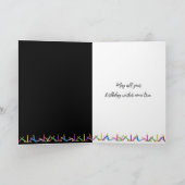 Birthday Candle wünschte Card Karte (Innenseite)