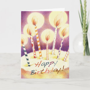 Birthday Candles Card Karte