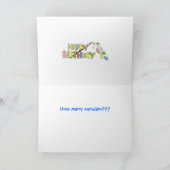 Birthday Candles Card Karte (Innenseite)