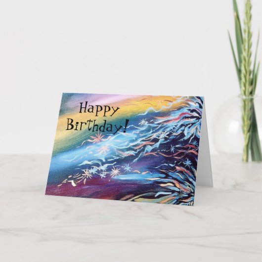 Birthday Candles Card Karte (Vorderseite)