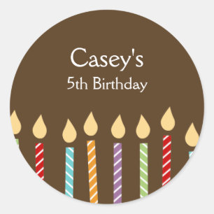 Birthday Candles Fevor Stickers