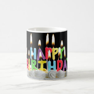 Birthday Candles Kaffeetasse