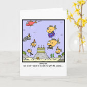 Birthday Candles Karte (Gelbe Blume)