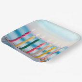 Birthday Candles Pappteller (Gewinkelt)