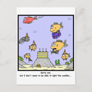 Birthday Candles Postkarte