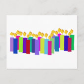 Birthday Candles Postkarte (Vorderseite)