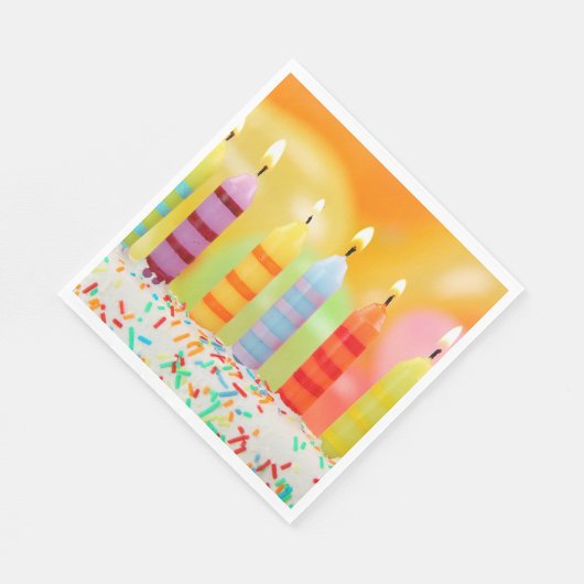 Birthday Candles Serviette