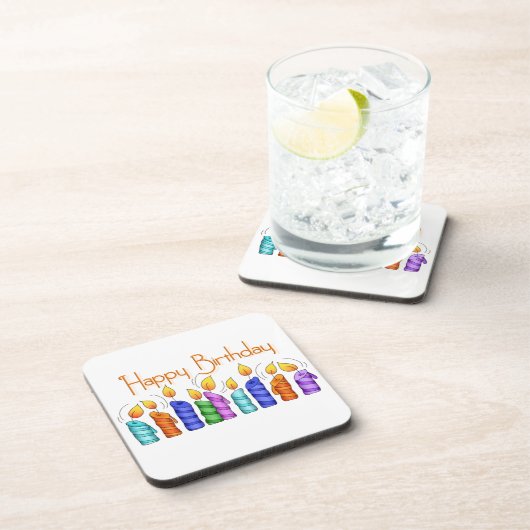 Birthday Candles Untersetzer Set (Rechte Seite)