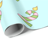 Birthday Candles - Zwei Jahre alt Geschenkpapier (Rolleneckpunkt)