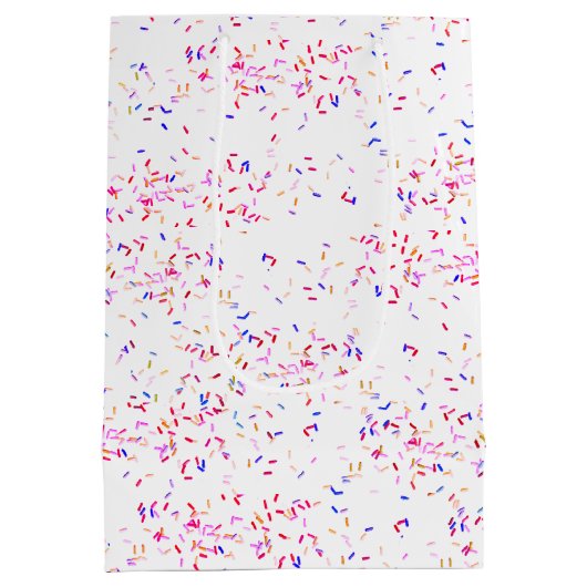 Birthday Candy Sprinkles Mittlere Geschenktüte (Rückseite)