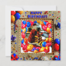 Birthday Capybara & Chihuahua Einladung - Kinder P